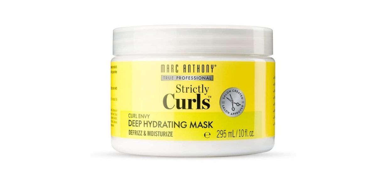 Marc Anthony Strictly Curls Deep Hydrating Mask 10-Ounce Tub, Deep Hydration Treatment for Curly Hair