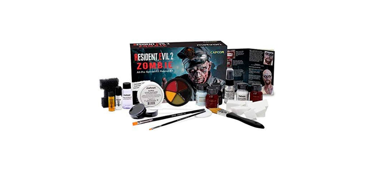 Best Mehron Makeup Resident Evil 2 Zombie All-Pro Makeup Kit