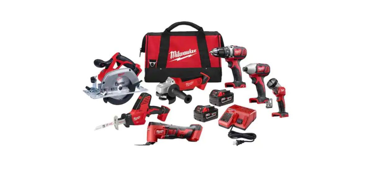 Milwaukee M18 18-volt Lithium-Ion Cordless Combo Tool Kit Milwaukee M18 18-volt Lithium-Ion Cordless Combo Tool Kit
