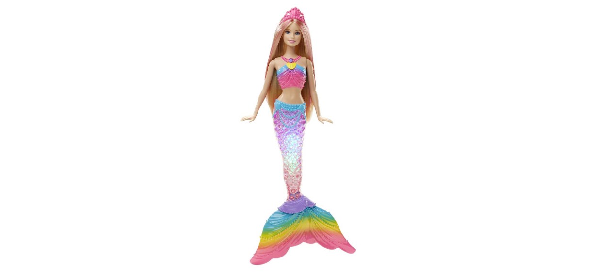 Best Mermaid Barbie Doll with Light-Up Rainbow Tail