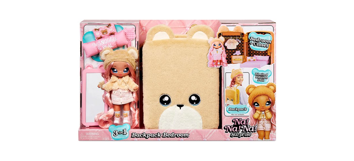 Best MGA Entertainment Na! Na! Na! Surprise 3-In-1 Backpack Bedroom Playset
