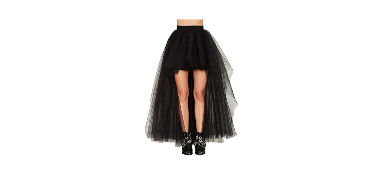 best MisShow Hi-Lo Long Tutu Tulle Skirt