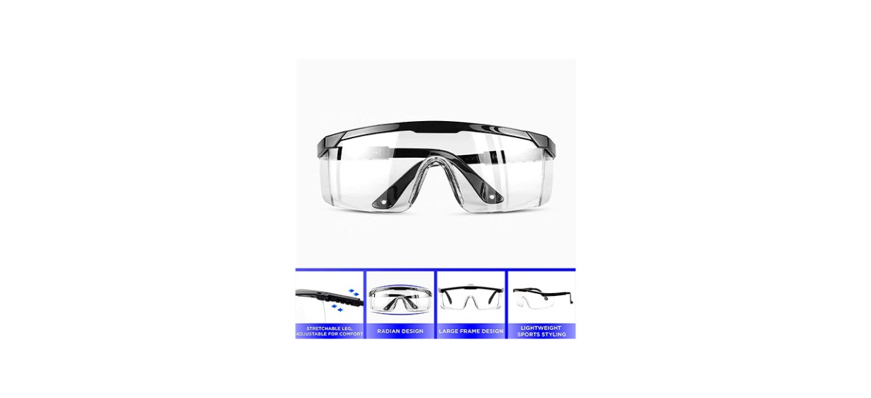 Best Mozeeda Ultraviolet Blocking Safety Goggles 5 Pack