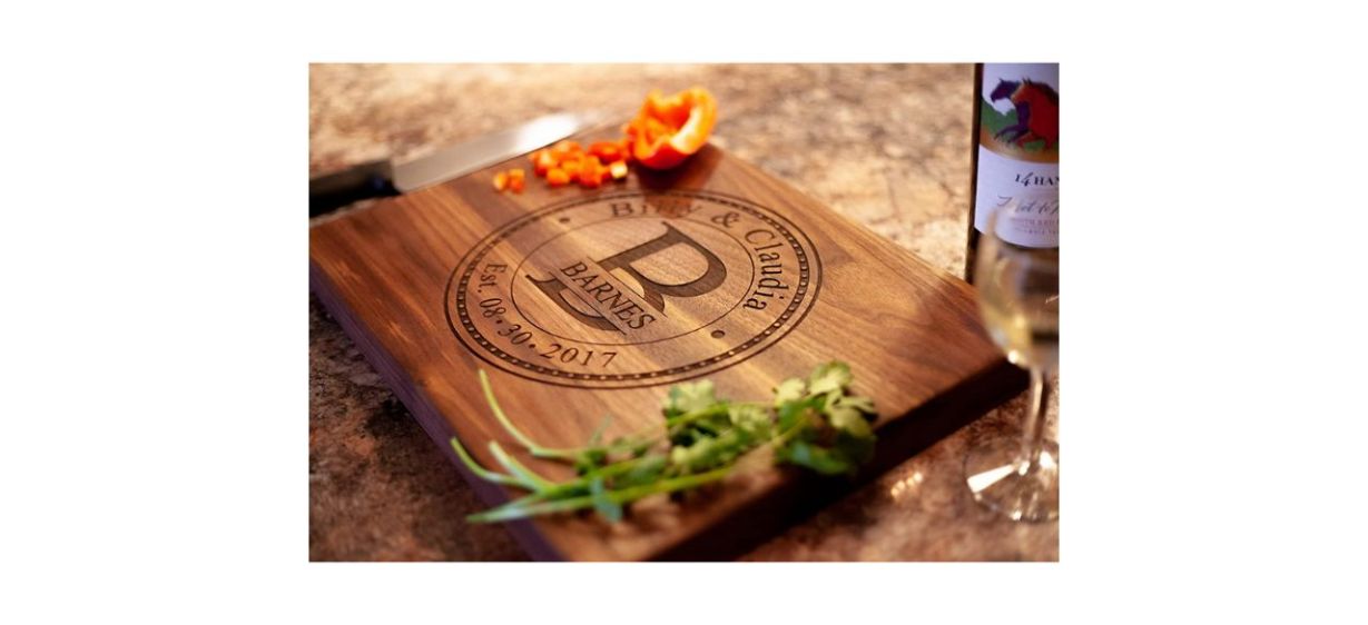 Best NakedWoodWorks Personalized Cutting Board