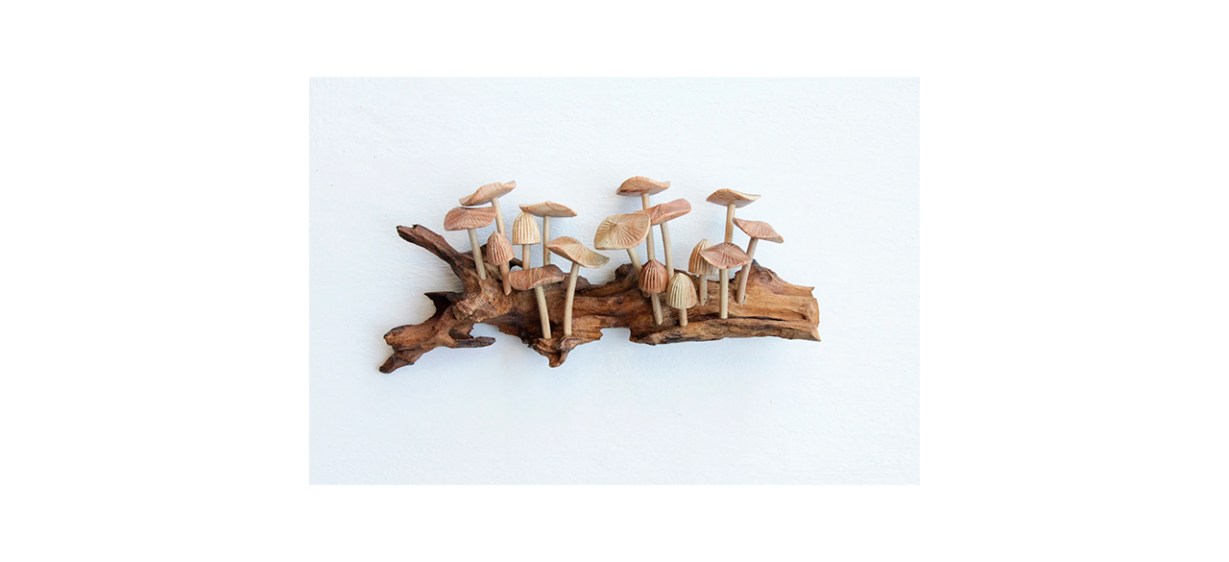 Best PondokWoodCarving Handmade Wooden Mushroom Wall Art