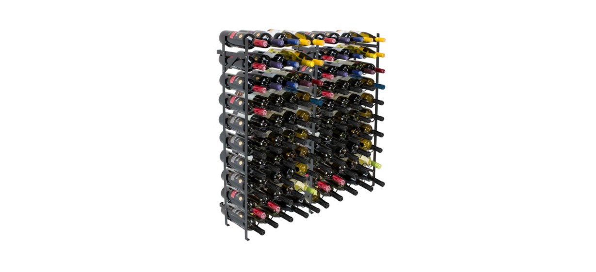 Best Red Barrel Studio Liddel Floor Wine Bottle Rack