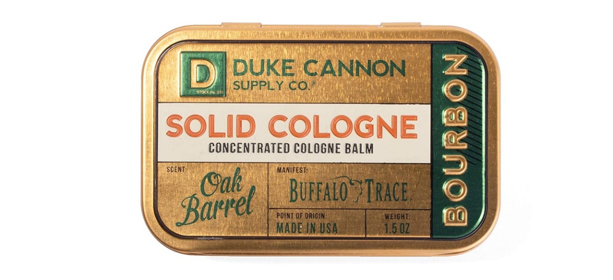 Duke Cannon Supply Co. Solid Cologne Balm, Bourbon