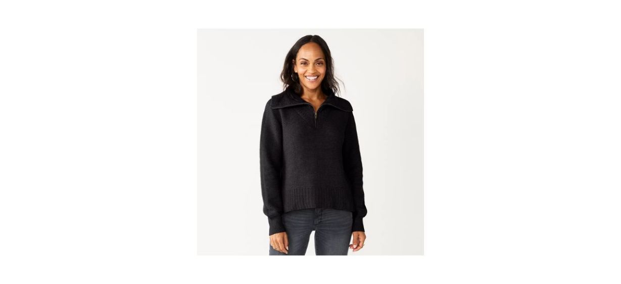 Best Sonoma Goods for Life Quarter-Zip Sweater