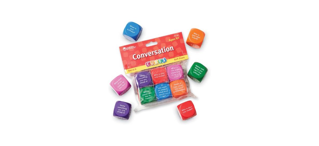 Learning Resources Conversation Cubes Learning Resources Conversation Cubes