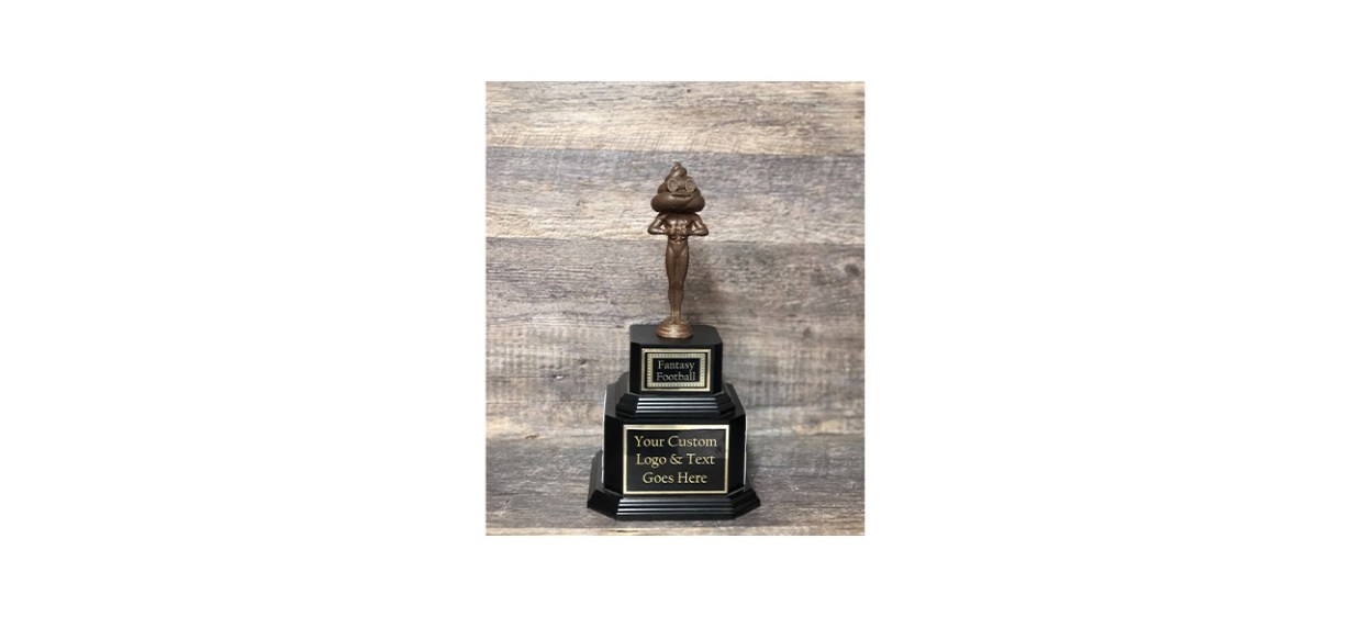 Best TrophiesWithATwist Fantasy Football Poop Head Trophy