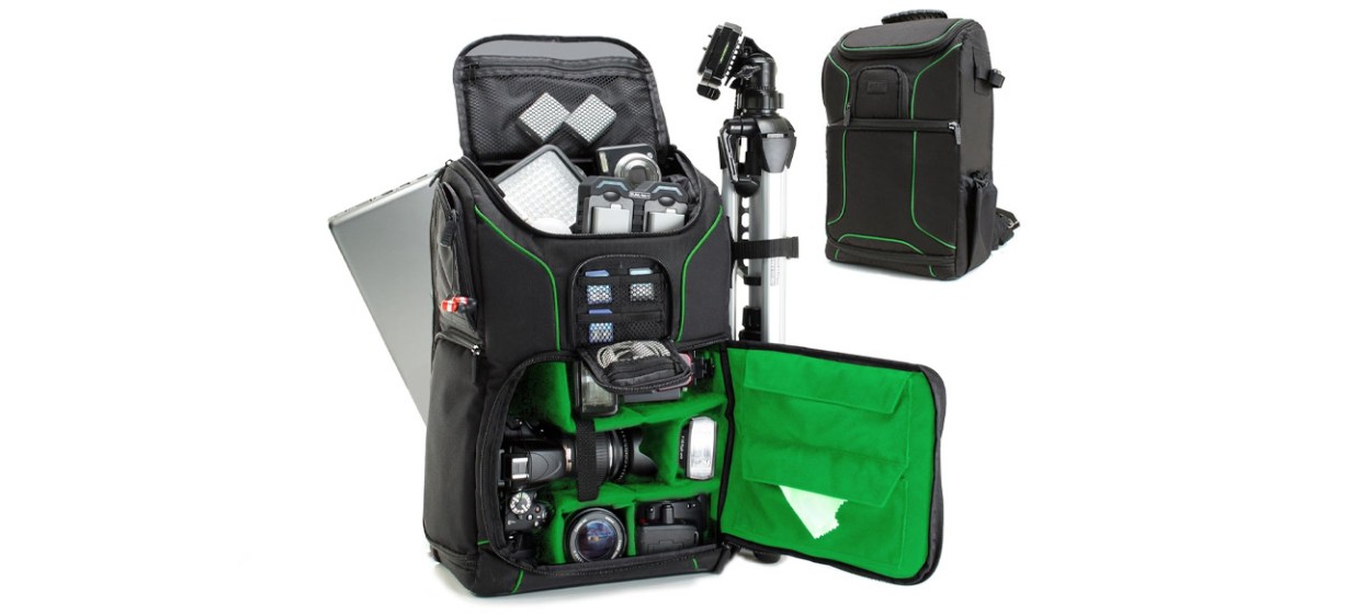 USA Gear DSLR Camera Backpack Case