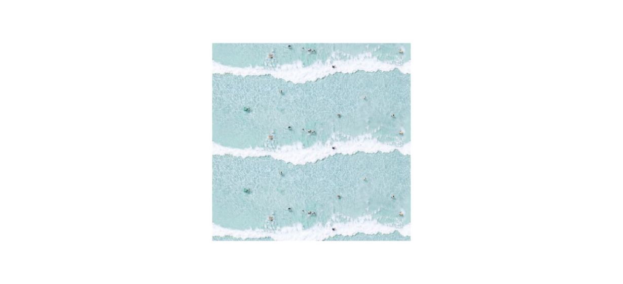 Mitchell Black Ocean Swimmers Wallpaper