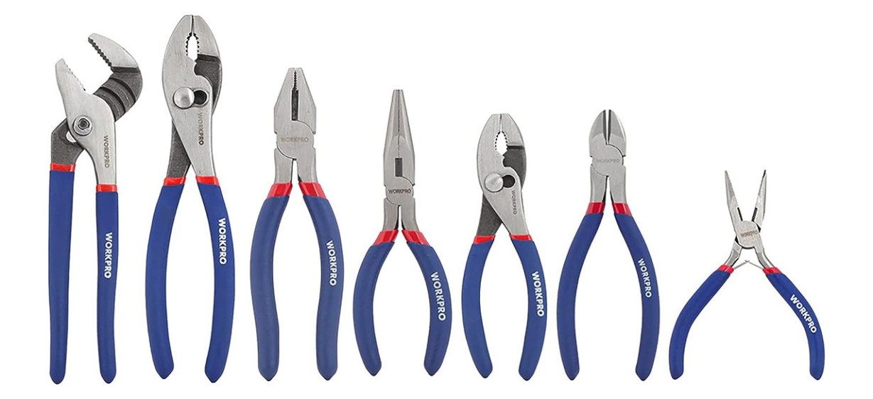 WorkPro Seven-Piece Pliers Set