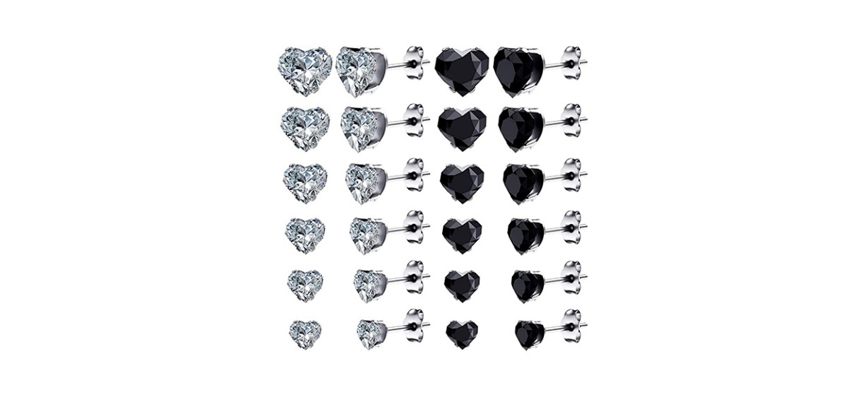 Best Wssxc Heart Stud Earrings