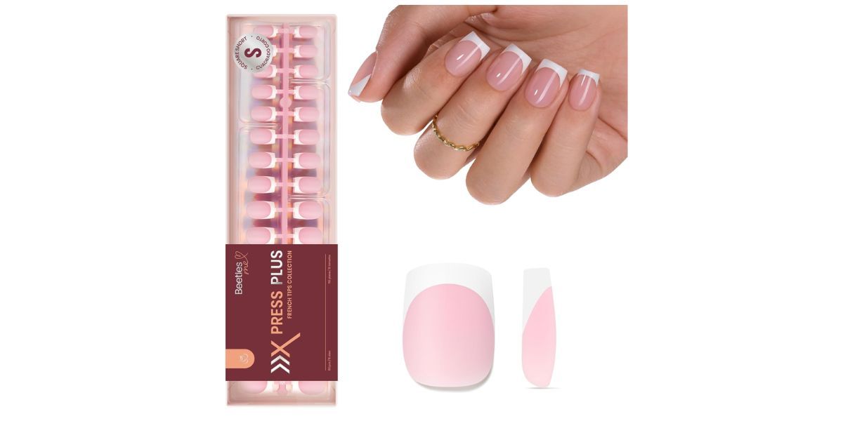 Beetles French Tips Press On Nails