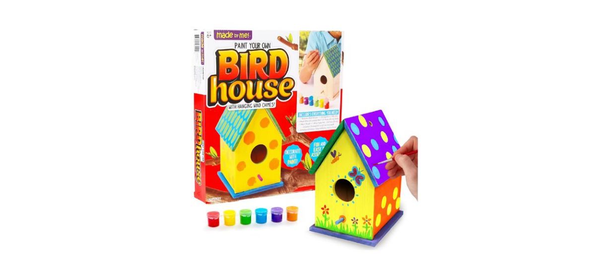 Made By Me Build and Paint Your Own DIY Birdhouse