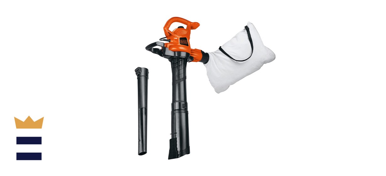 Black+Decker Corded 3-in-1 Leaf Blower-Vacuum-Mulcher