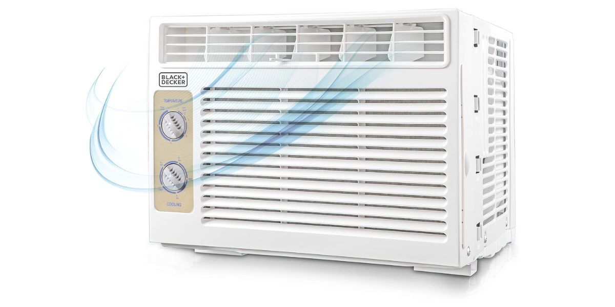 BLACK+DECKER Window Air Conditioner 5000 BTU