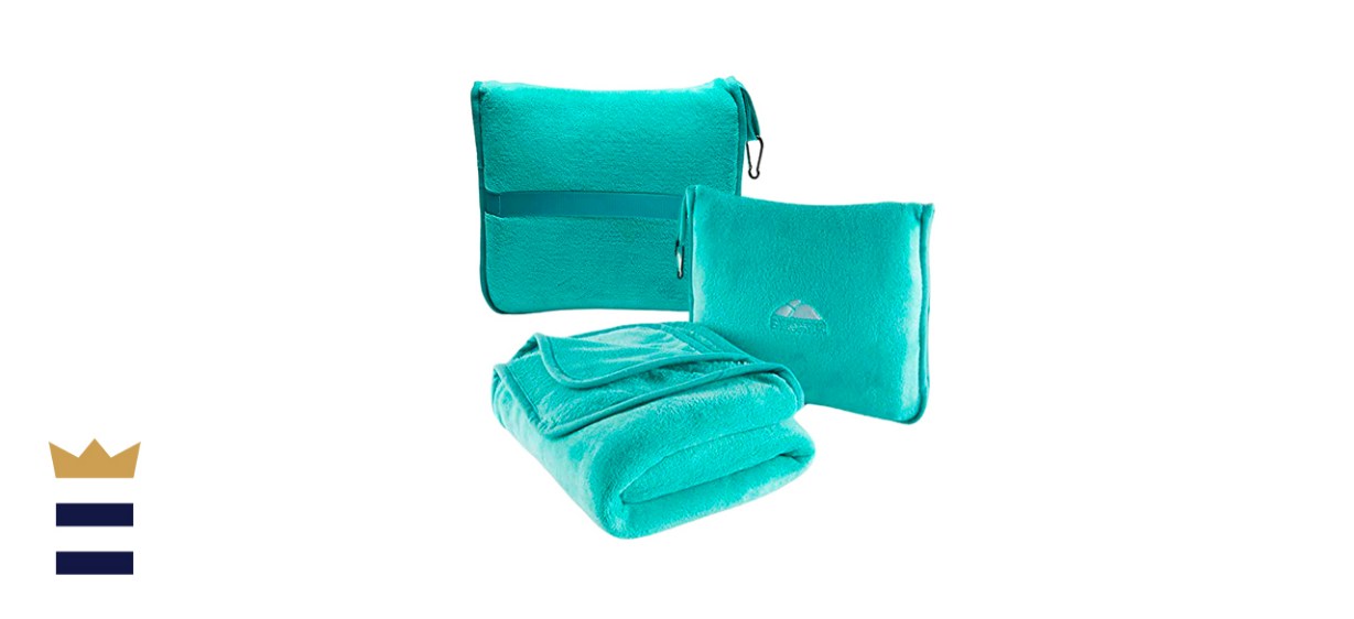 BlueHills Premium Airplane Blanket Pillow