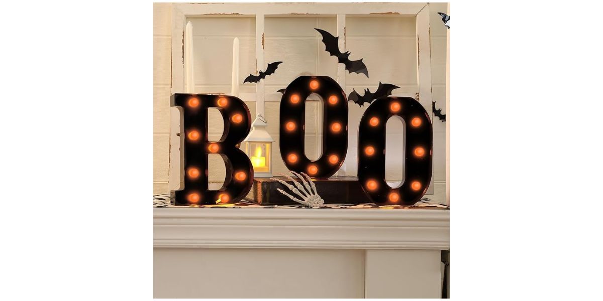 Halloween Decorations-3 LED Marquee Light up Letters