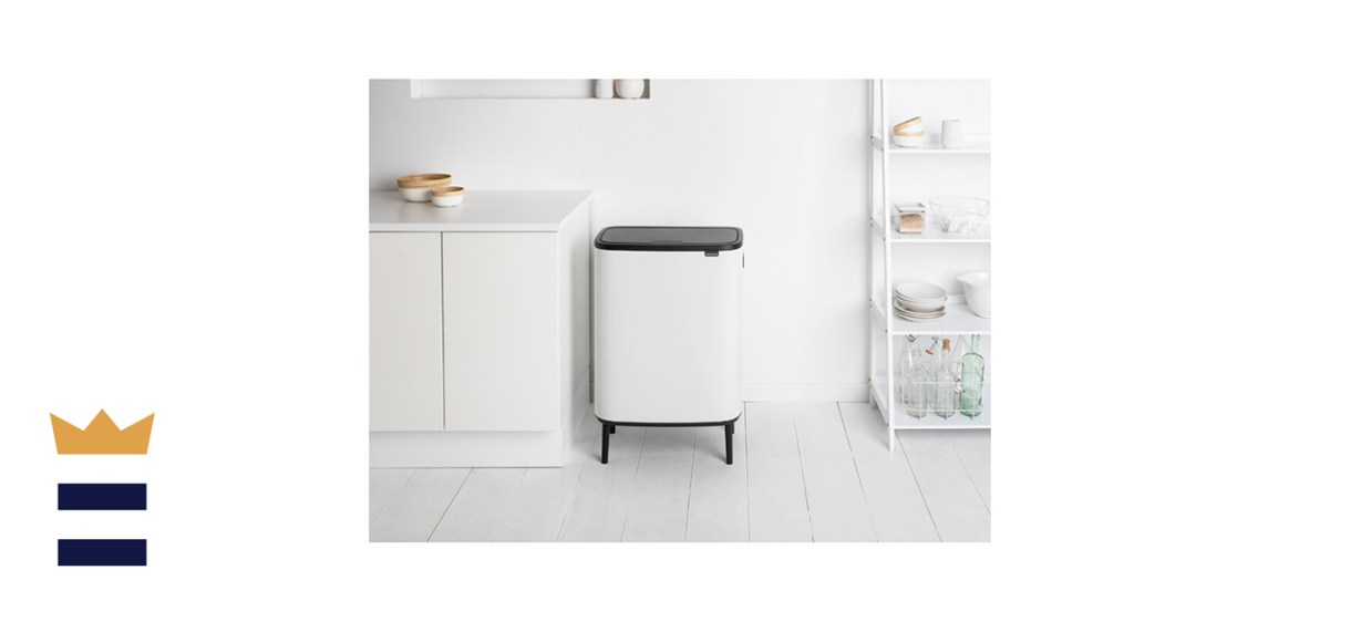 Brabantia Bo Touch Top Stainless 16 Gallon Trash Can