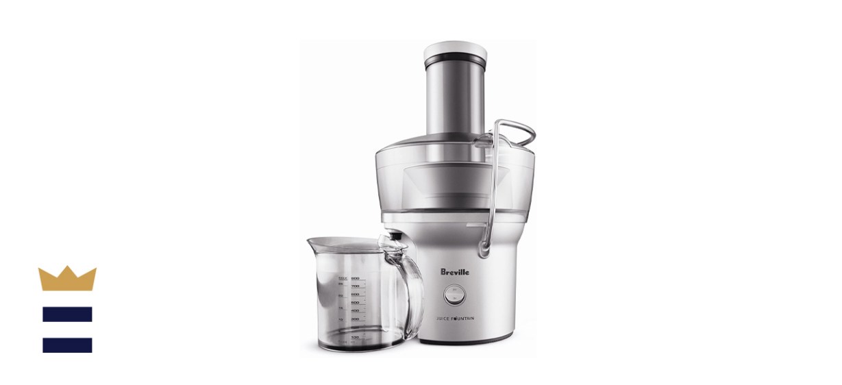 Breville Juice Fountain Compact Wide-Mouth Slow Juicer 