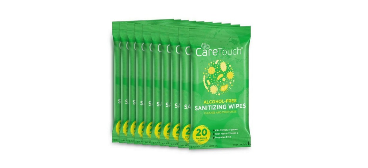 Care Touch Alcohol-Free Hand Sanitizing Wipes