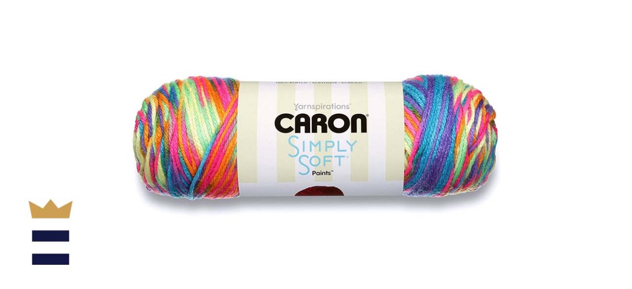 Caron Simply Soft Paints 250-Yard Medium Worsted Gauge 100 Percent Acrylic Yarn