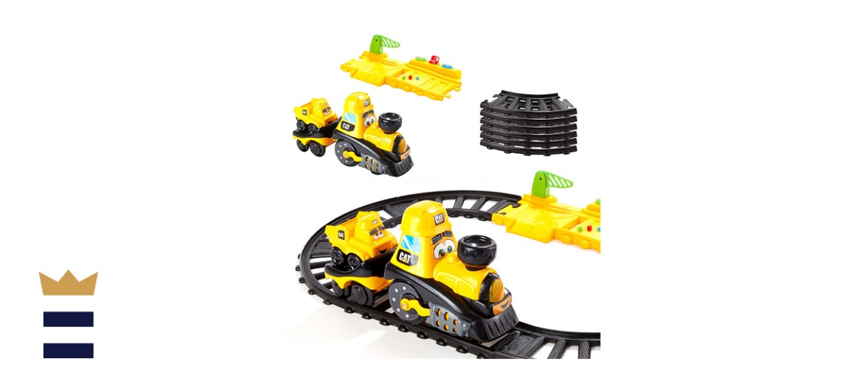Cat Construction Power Track Friends Preschool Train Set