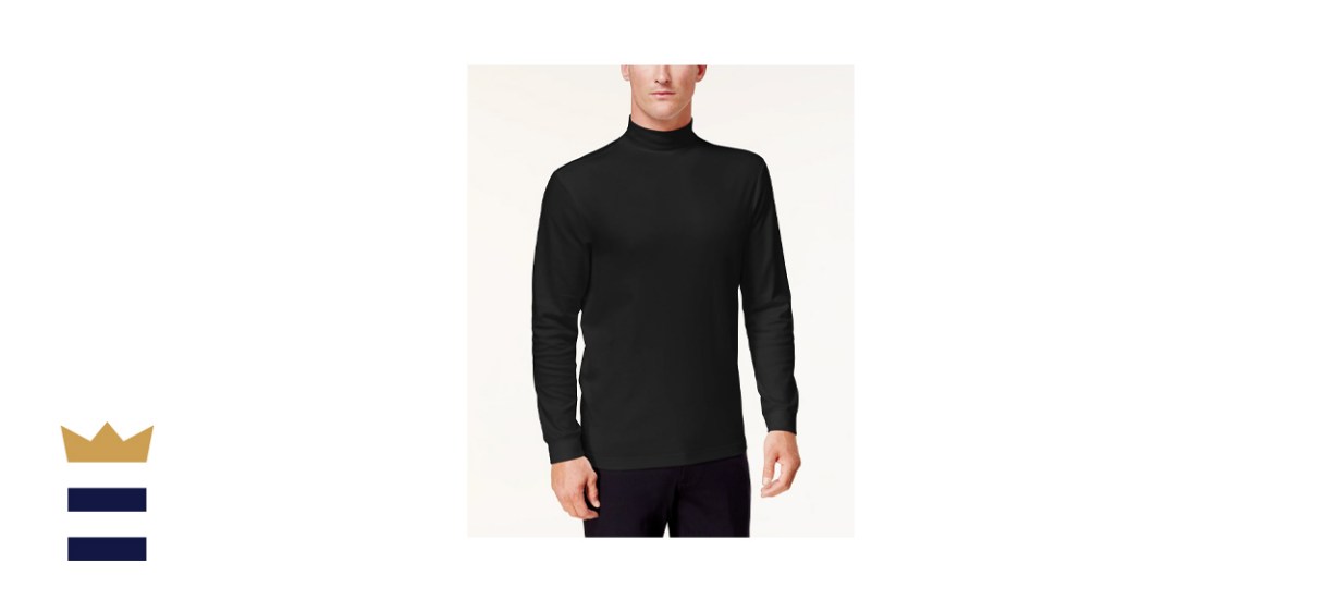 Club Room Mens Solid Mock Neck Turtleneck