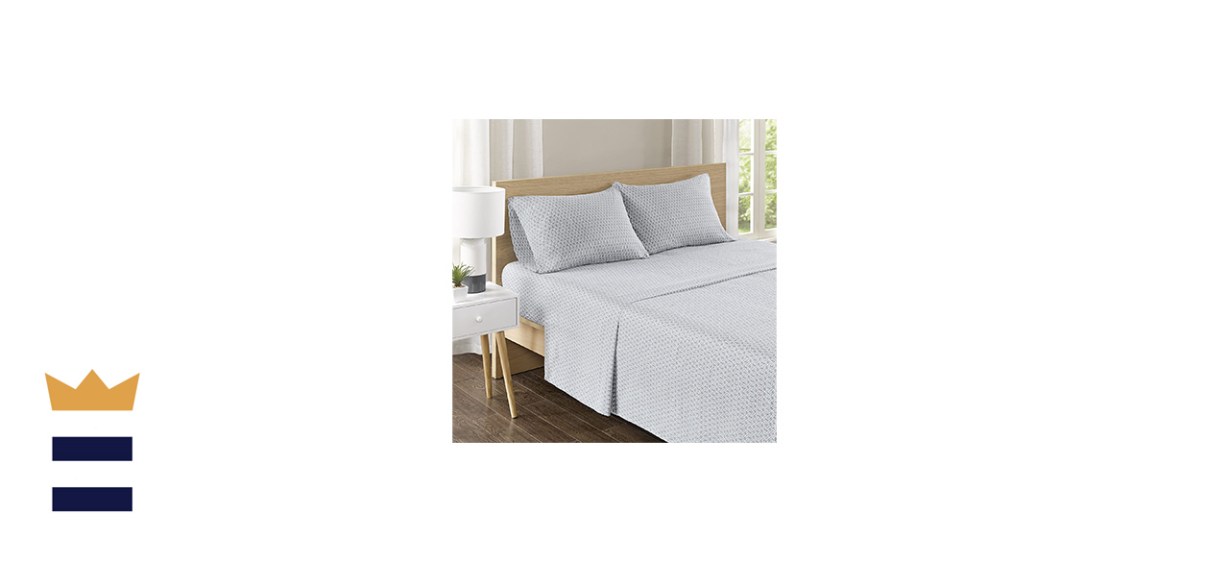 Comfort Spaces 100% Cotton 3-Piece Deep Pocket Sheet Set