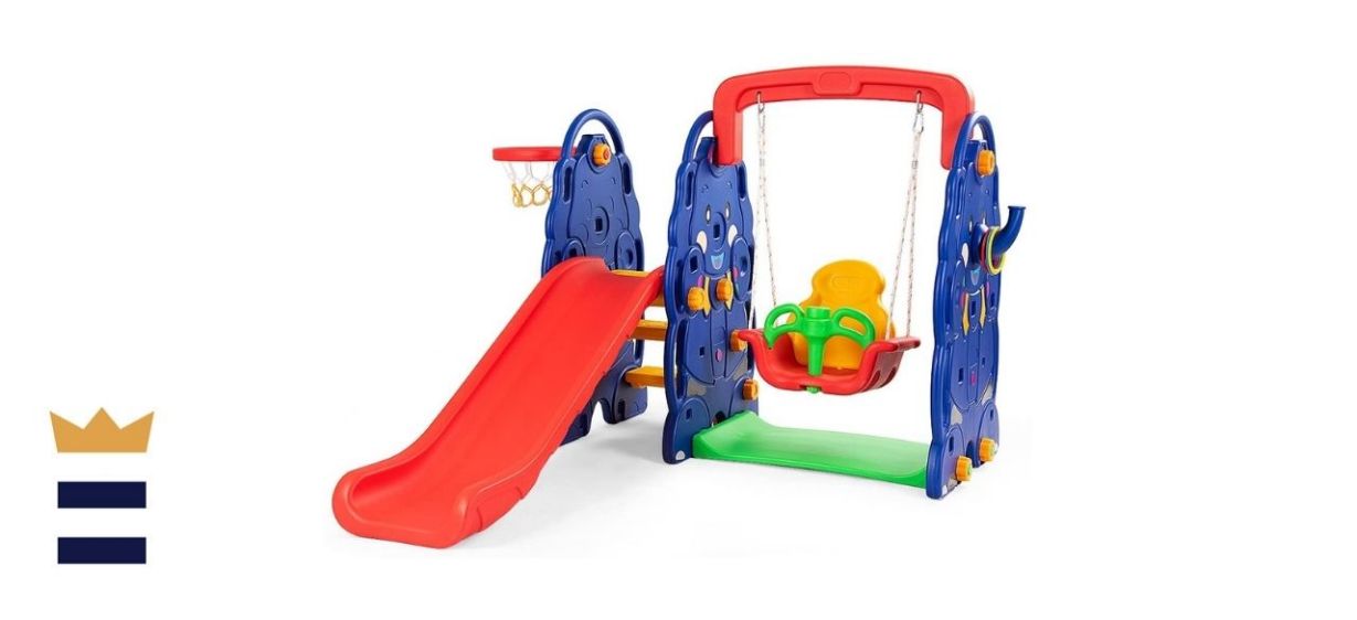 Costzon Toddler Climber and Swing Set