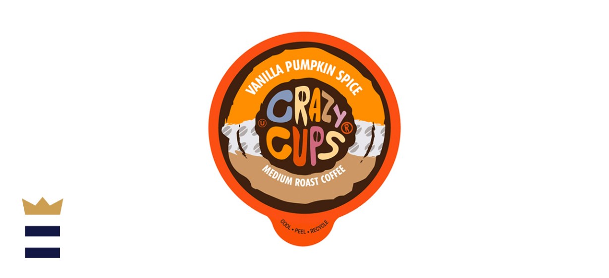 Crazy Cups Vanilla Pumpkin Spice Flavored Coffee Pods