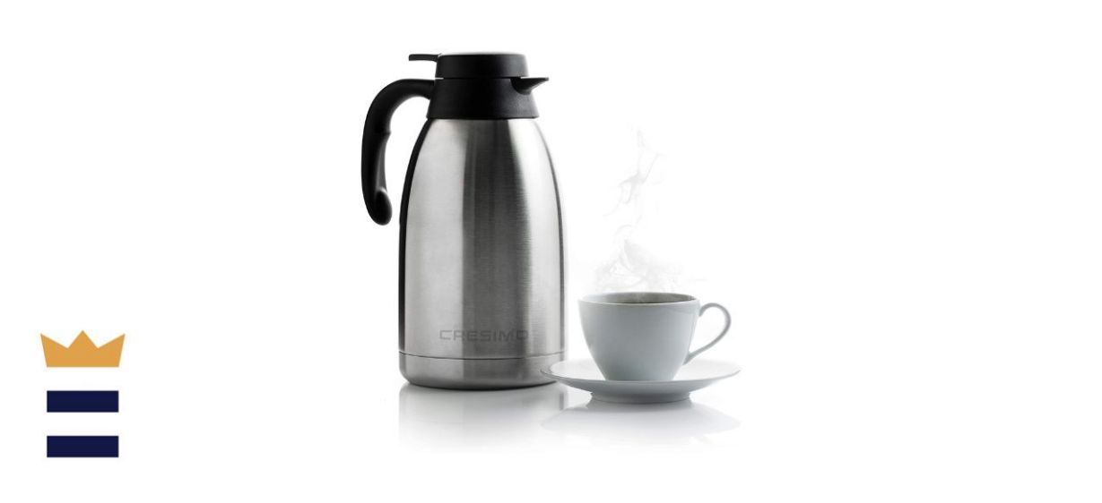 Cresimo Stainless Steel Thermal Coffee Carafe