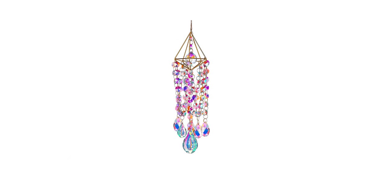 Crystal Suncatchers Hanging Wind Chime Style Garden Suncatcher