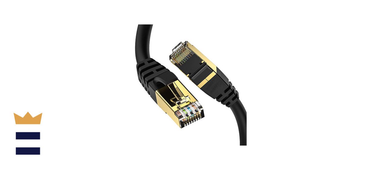 DBillionDa 50FT Outdoor &amp; Indoor High-Speed 26AWG Cat8 Ethernet Cable