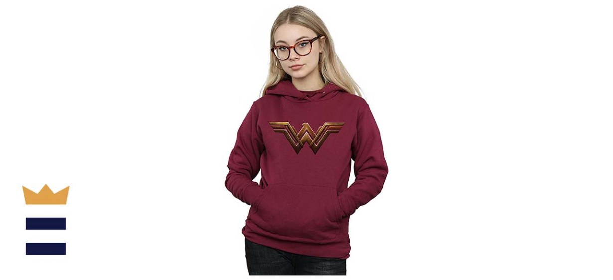 DC Comics &quot;Justice League&quot; Movie Wonder Woman Emblem Hoodie