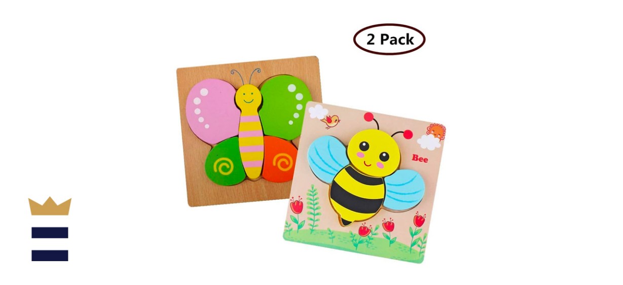 DDMY Wooden Jigsaw Puzzles Set