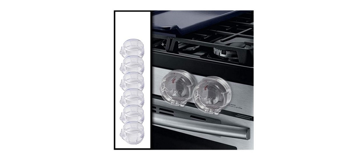 Driddle Clear Stove Knob Safety Covers