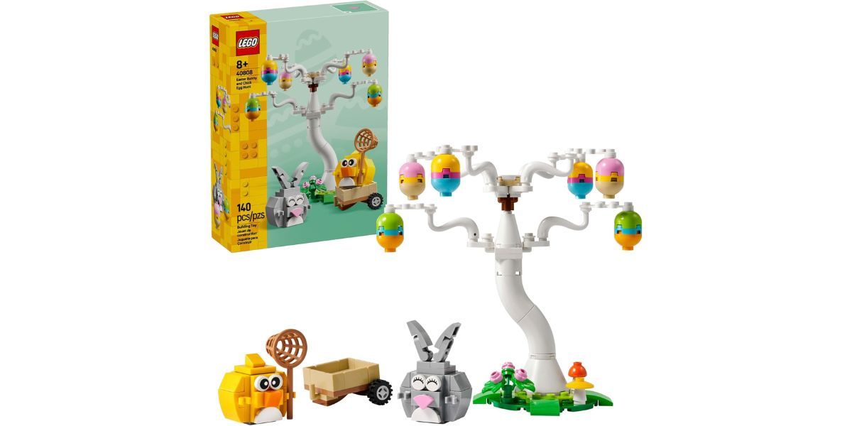 LEGO Easter Bunny and Chick Egg Hunt Building Toy