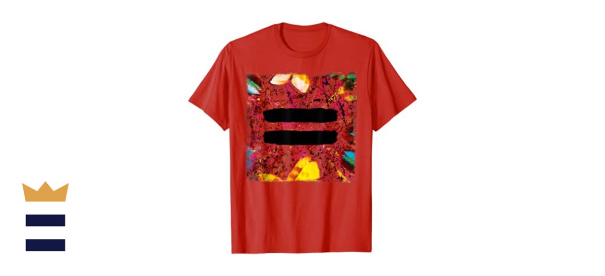 Ed Sheeran Equals Splatter Covered T-shirt