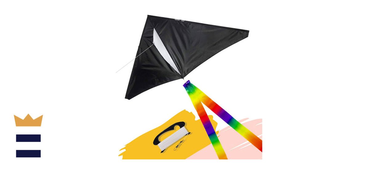 Emma Kites Black Delta Kite