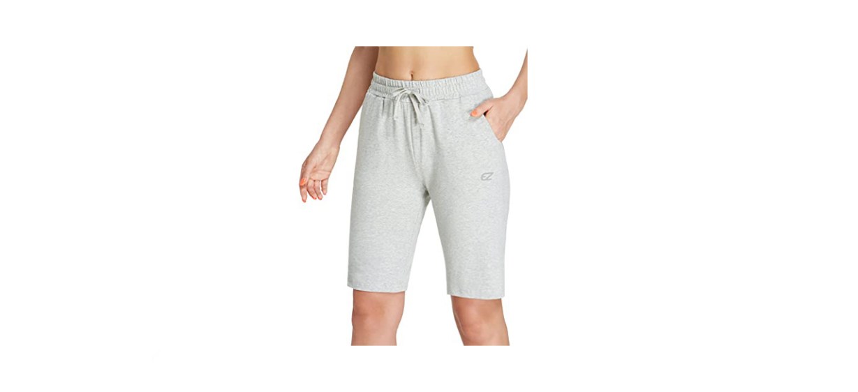 Ezrun Womens Bermuda Sweat Shorts