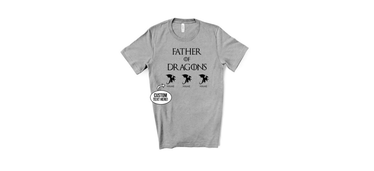 Father of Dragons Dad Shirt 