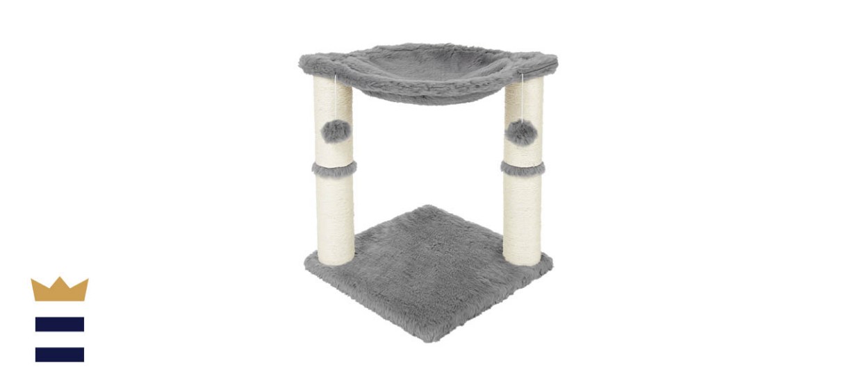 Frisco 20-in Faux Fur Cat Tree