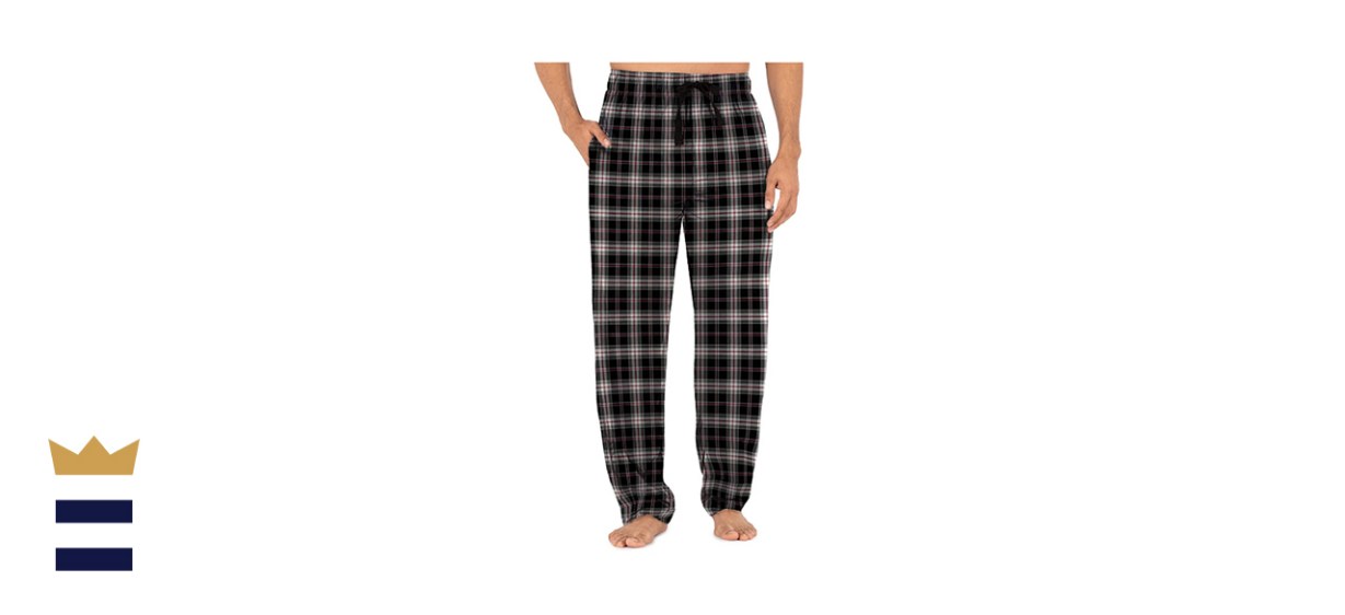 Fruit of the Loom Men’s Yarn-Dye Woven Flannel Pajama Pant