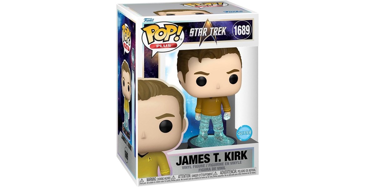 Funko Pop Plus- Star Trek Transporter - James T. Kirk - Star Trek Generations