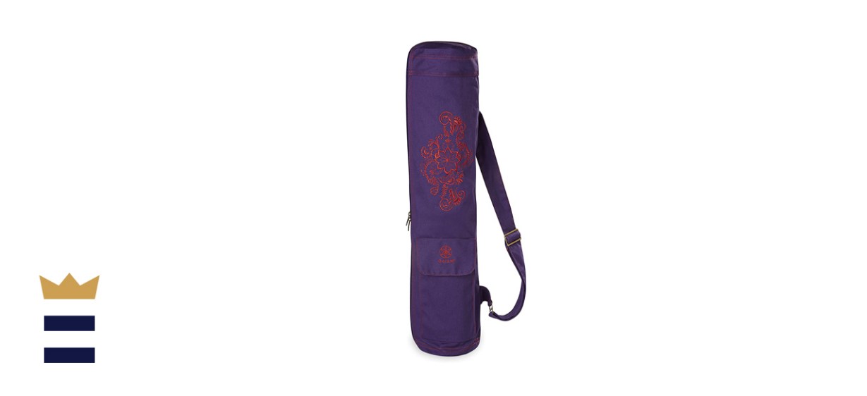 Gaiam Embroidered Cargo Yoga Mat Bag