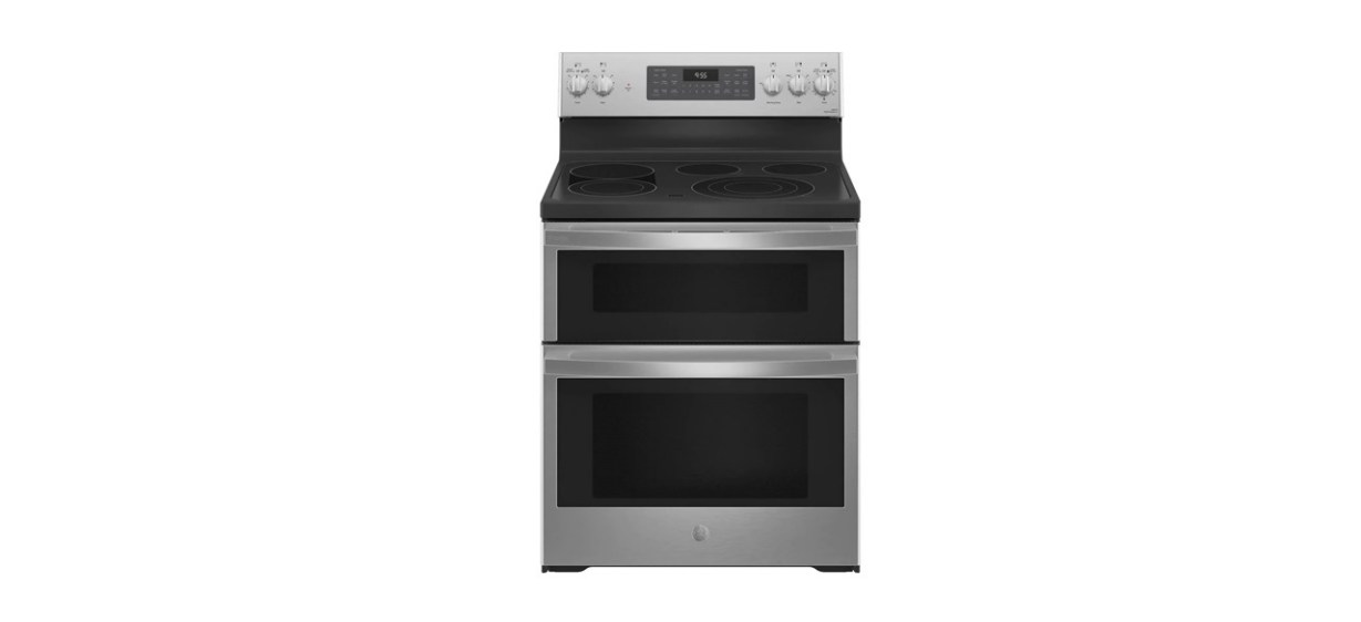GE Profile Double Oven Electric Range with Self-Cleaning Convection Oven