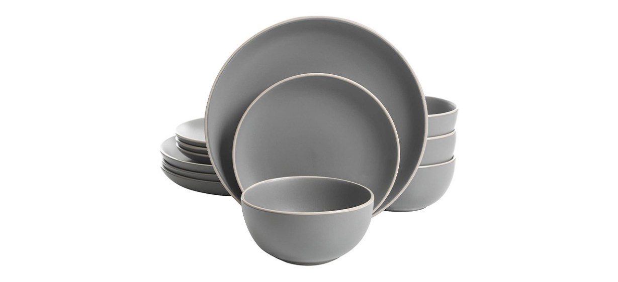 Gibson Home Rockaway 12-Piece Dinnerware Set